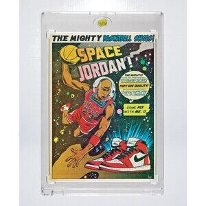 Michael Jordan Custom Space Jordan Holographic Art Card | SP Collectible